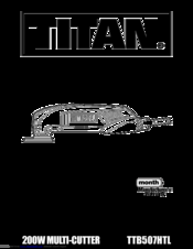 Titan TTB507HTL Safety And Operating Manual