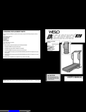Weslo Cadence 920 Treadmill Walking Belt Model Number WLTL92060 