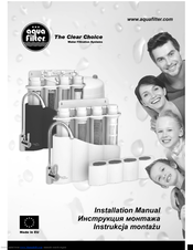 Aquafilter Clear Choice Installation Manual