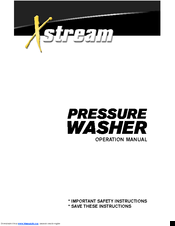 Xstream PE-5024HWEBGEN Operation Manual