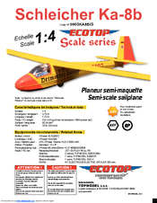 Ecotop Schleicher Ka-8b Instruction Manual