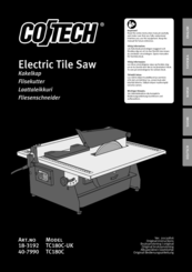 CO/Tech TC180C-UK Original Instructions Manual