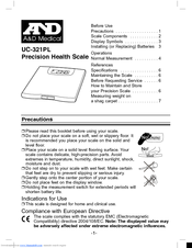 A&D UC-321PL Instruction Manual