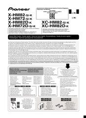 Pioneer X-HM82D Quick Start Manual