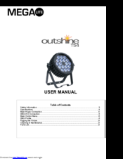 Mega Lite outshine t54 User Manual