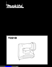 Makita t221d Instruction Manual