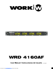 Work Pro WRD 4160 AF User Manual