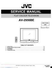 JVC AV-2956BE Service Manual