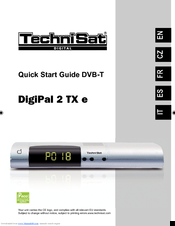 TechniSat DigiPal 2 TX e Quick Start Manual