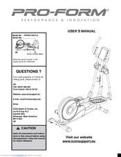 Pro-Form PFIVEL74613.0 User Manual