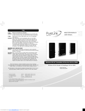 PureLink WHD100 User Manual