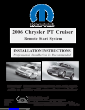 Mopar 82209870AG Installation Instructions Manual