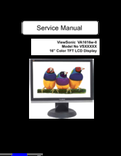 ViewSonic va1616w-8 Service Manual