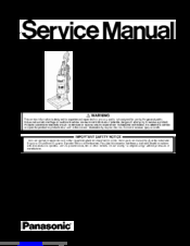 Panasonic mc-ul594 Service Manual