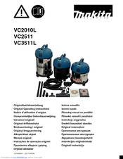 Makita VC2511 Operating Instructions Manual