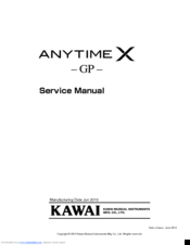 Kawai AnyTime X GP Service Manual