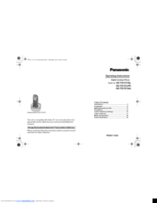 Panasonic KX-TG1312AL Operating Instructions Manual