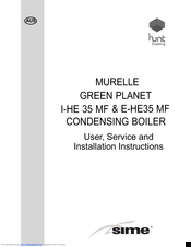 Sime Green Planet I-HE 35 MF User And Installation Instructions Manual