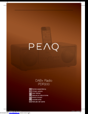 PEAQ PDR300 User Manual