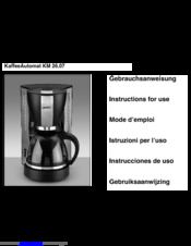 Petra KM 26.07 Instructions For Use Manual