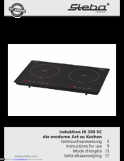 Steba IK 300 SC Instructions For Use Manual