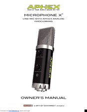 Aphex MICROPHONE X Owner's Manual