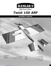 Hangar 9 twist 150 ARF Assembly Manual