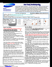 Samsung WF419AA Troubleshooting Manual