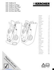Kärcher HD 10/25-4 SX Plus Manual