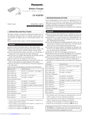 Panasonic CF-VCBTB1 Operating Instructions