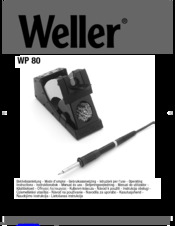 Weller wp 80 Operating Instructions Manual