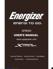 Energizer xp8000 User Manual