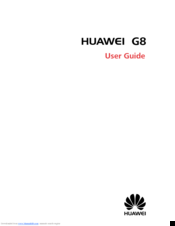 Huawei G8 User Manual