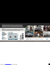 Ford 2016 F-150 Quick Reference Manual