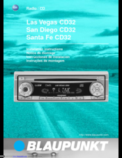 Blaupunkt Santa Fe CD32 Installation Instructions Manual