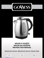 Goddess KET604WB Instruction Manual