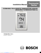 Bosch TSTBM-RRS--TW-A Installation Manual