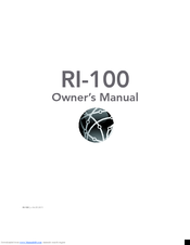Vitus Audio RI-100 Owner's Manual