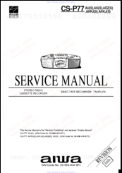 aiwa CS-P77 Service Manual