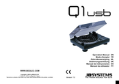 JB Systems Q1USB Operation Manual