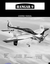 Hangar 9 showtime 4d 90 Assembly Manual