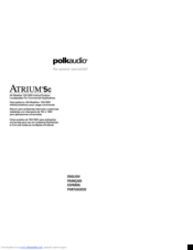 Polk Audio Atrium 5c Manual