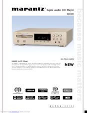 Marantz SA8400 Manual