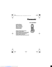 Panasonic KX-TGA659EX Installation Manual