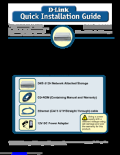 D-Link DNS-312H Quick Instruction Manual