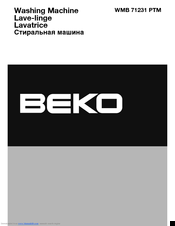 Beko WMB 71231 PTM User Manual