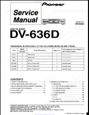 Pioneer DV-636D Service Manual