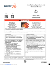 Element4 Sky-T Installation, Operation And Owner's Manual