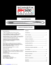 ScanStik SK600 Manual