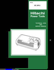 Hitachi UC 24YJ Technical Data And Service Manual